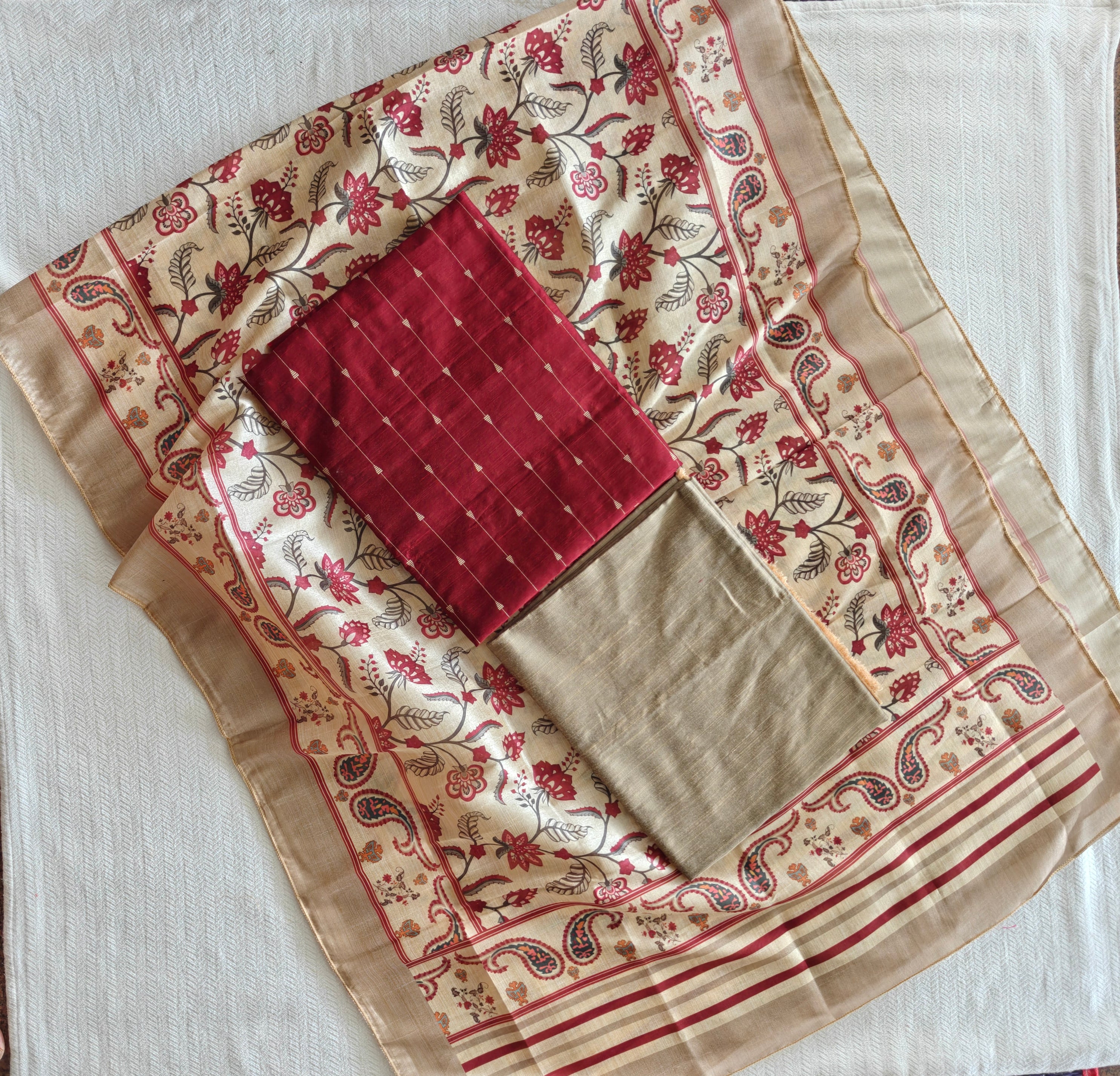 Raw Silk salwar Kameez